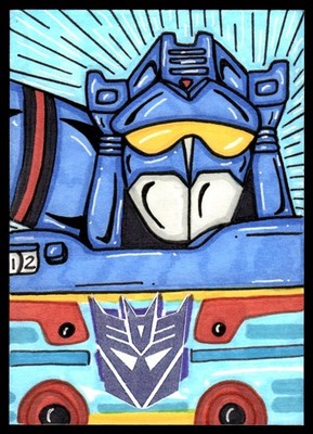 2024 EXCLUSIVE HAND-DRAWN SKETCH CARD SIGNED TRANS FORMER