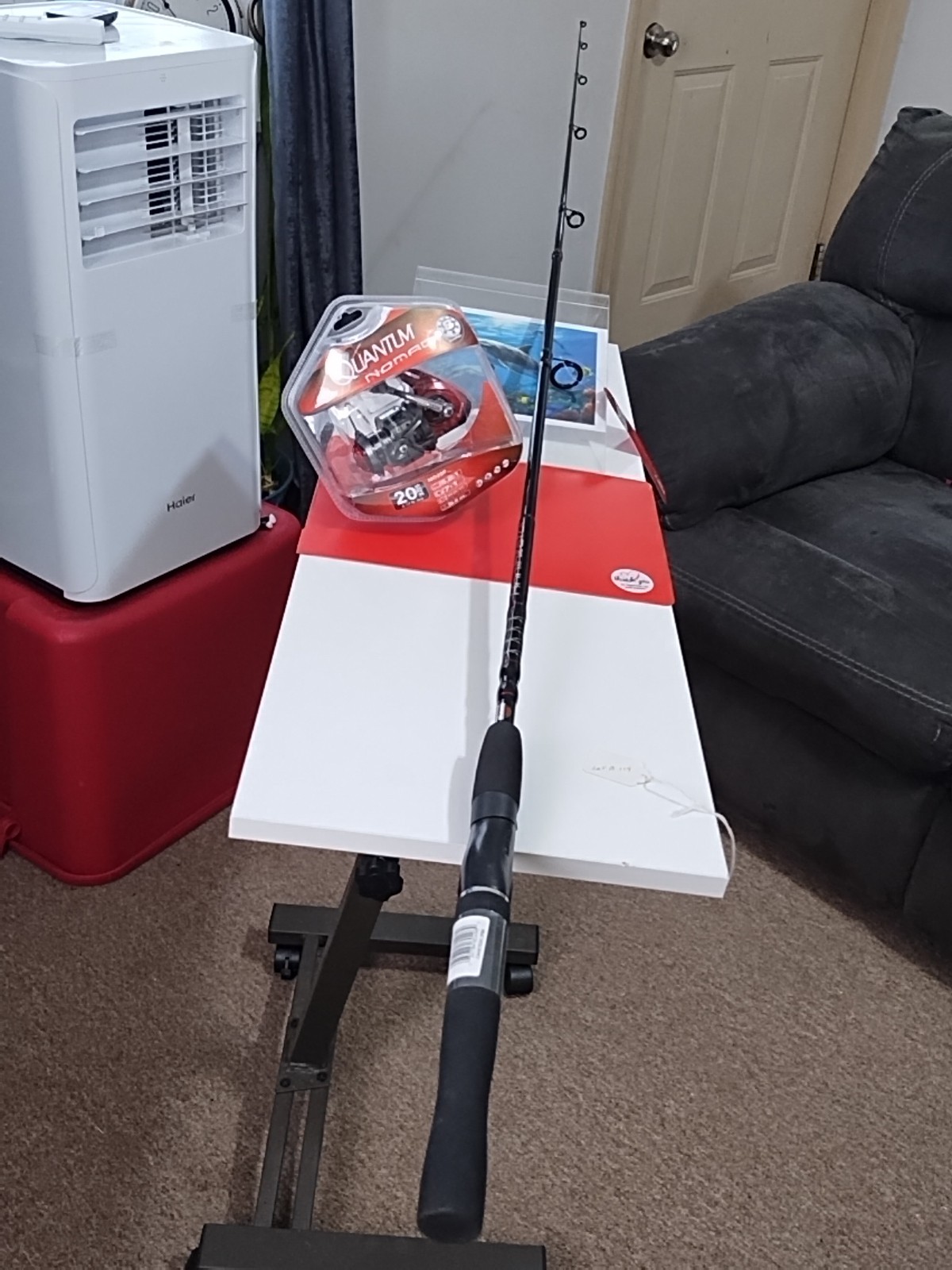 New Spinning Fishing Rod Zebco Annihilator 7' Med 8-12lb And