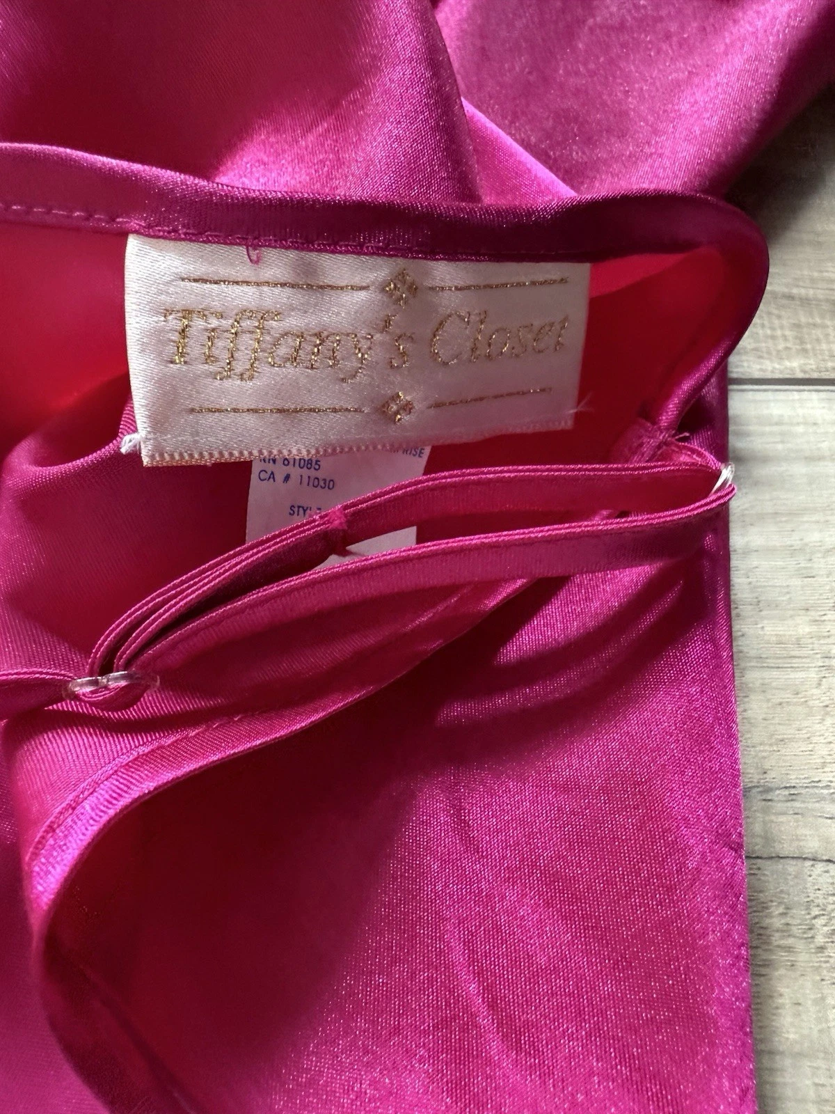 Camicia da notte vintage Undercover Wear Tiffany’s Closet rosa caldo donna media usata in ottime condizioni