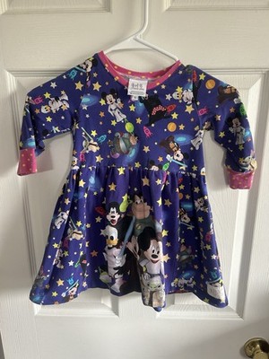 Lot Of 3 Handmade Disney & Trolls Toddler Dresses Size 5T