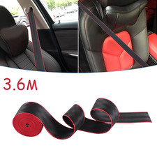 48mm Wide 3.6m Length Red Car Safety Seat Belt Webbing Racing Harness Straps