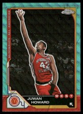 2025 Topps Chrome McDonald's All American Aqua Wave Ref #83 Juwan Howard /199