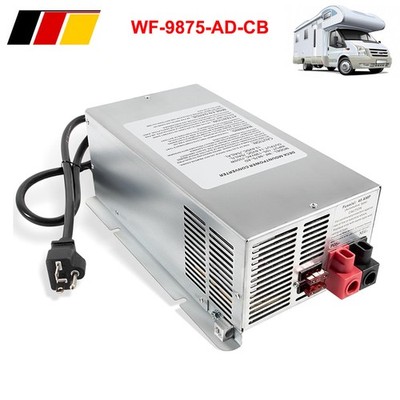 WF-9875-AD-CB Deckmount Converter Charger, 75A DC Output, 20 Amp AC Power Cord