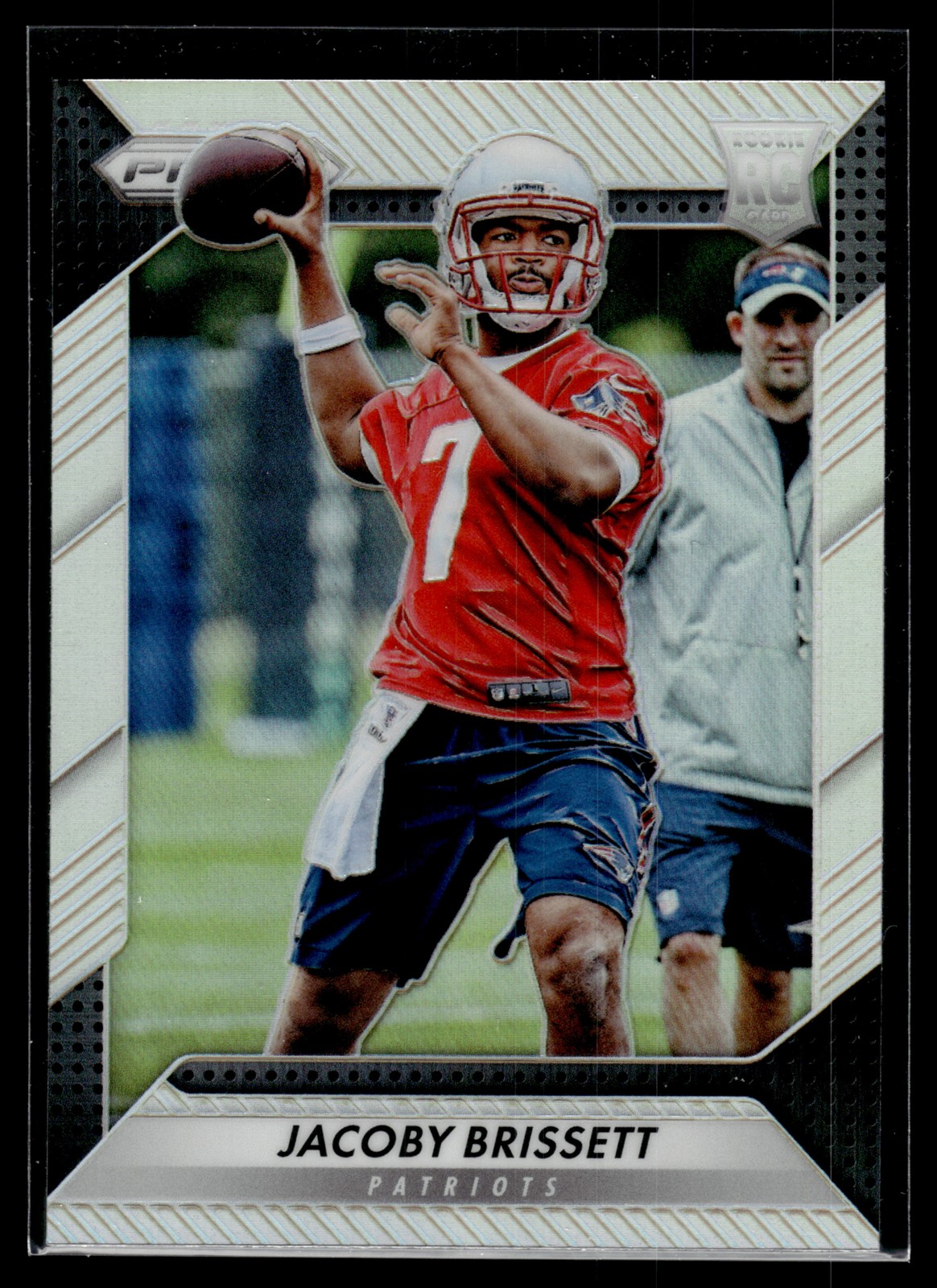 Jacoby Brissett 2016 Panini Prizm Silver Prizm Rookie Card #292