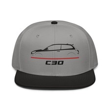 For C30 2007-2013 Fans Cap Car Graphic Snapback Hat Birthday Gift Racing Unisex