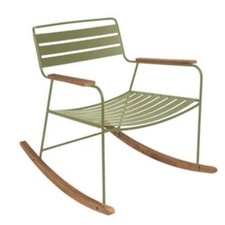 Fermob Surprising outdoor garden rocking chair willow green