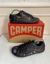 Scarpe da ginnastica estive CAMPER PEU TWINS nere edizione limitata graffiti schizzo 42 UK 8