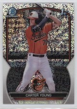 2023 Bowman Chrome Prospects Speckle Refractor 4/299 Carter Young #BCP-183 8az