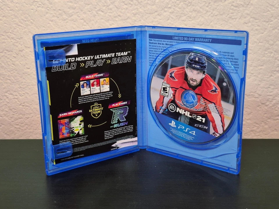 PS4 NHL 21 Hockey Game Complete EA Sports NHLPA 2020 Near Mint Disc - Image 2 of 3