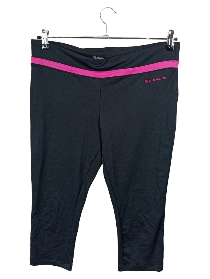 Energetics Leggings Sport Femme Noir Rose Capri (EU 42, W33, INT XL) - Photo 1/4