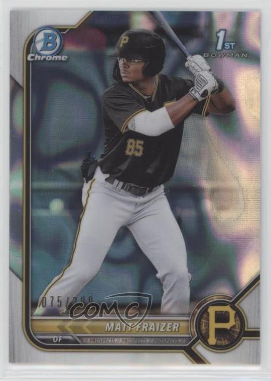 2022 Bowman Chrome Prospects Lava Refractor 75/399 Matt Fraizer #BCP-91 6a7
