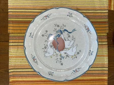 12" Large International Marmalade Round Plate Dish  Serving Platter Geese JAPAN