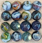 16 DAS Marbles from "Gusto" Collector's  Run 05-04-2022.   Lot 0193 — photo 1