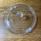Vintage PYREX P83C P-83-C Corning Ware 7” Round Clear Glass Replacement Lid