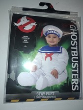 Ghostbusters Costume Infant 3-6 Months Stay Puft Marshmallow Man Infant NEW