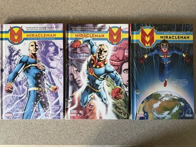 Miracleman Book One Two Three Hardcover Lot (Marvel) 1 2 3 HC Alan Moore Davis