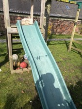 Rebo Children's Garden Plastic Slide Green