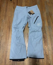 Burton AK Men's Size L Cyclic GORE-TEX Ski Snowboard Pants 'Dusty Blue'