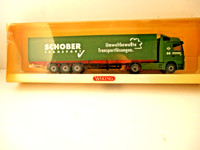 "Wiking 538 11 Koffer-Sattelzug Mb Actros Facelift \"Schober\" Ho Neu & Ovp"