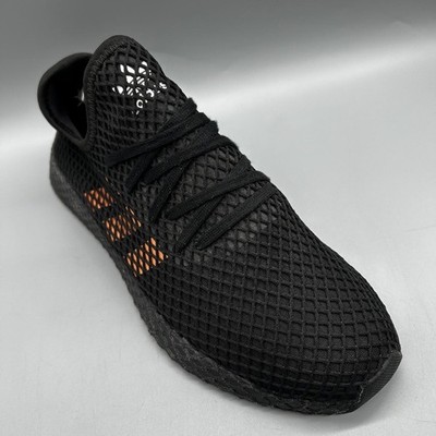 2019 Adidas Deerupt Runner Black Solar Mesh BD7892 Herren Uk 10,5 Turnschuhe Schuhe