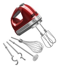 KitchenAid 9-Speed Hand Mixer - Apple Red