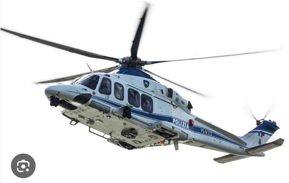 Elicottero Aw139 No Trasparenti 1/48 Modellismo Versione Polizia Stato UH-139E - Immagine 3 di 4