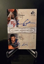 AUTO  #d/50 🔥 BEN GORDON GAY 2006-07 UD SP Signature Edition Alumni Association
