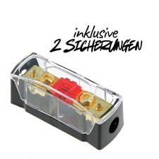 Mini-ANL Sicherungshalter massiv inkl. 2 Sicherungen 60A + 50A f&uuml;r 10mm&sup2; 20mm&sup2;
