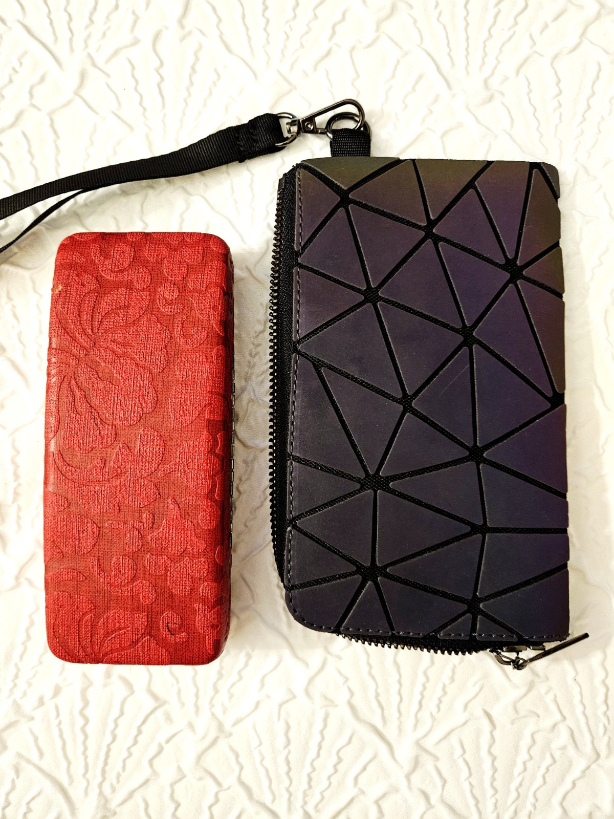 Luminous Geometric Pattern Holographic Reflective… - image 4