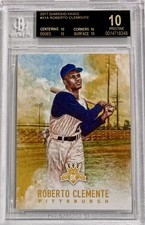 2017 Panini Diamond Kings #31 Roberto Clemente BGS 10 PRISTINE BLACK LABEL
