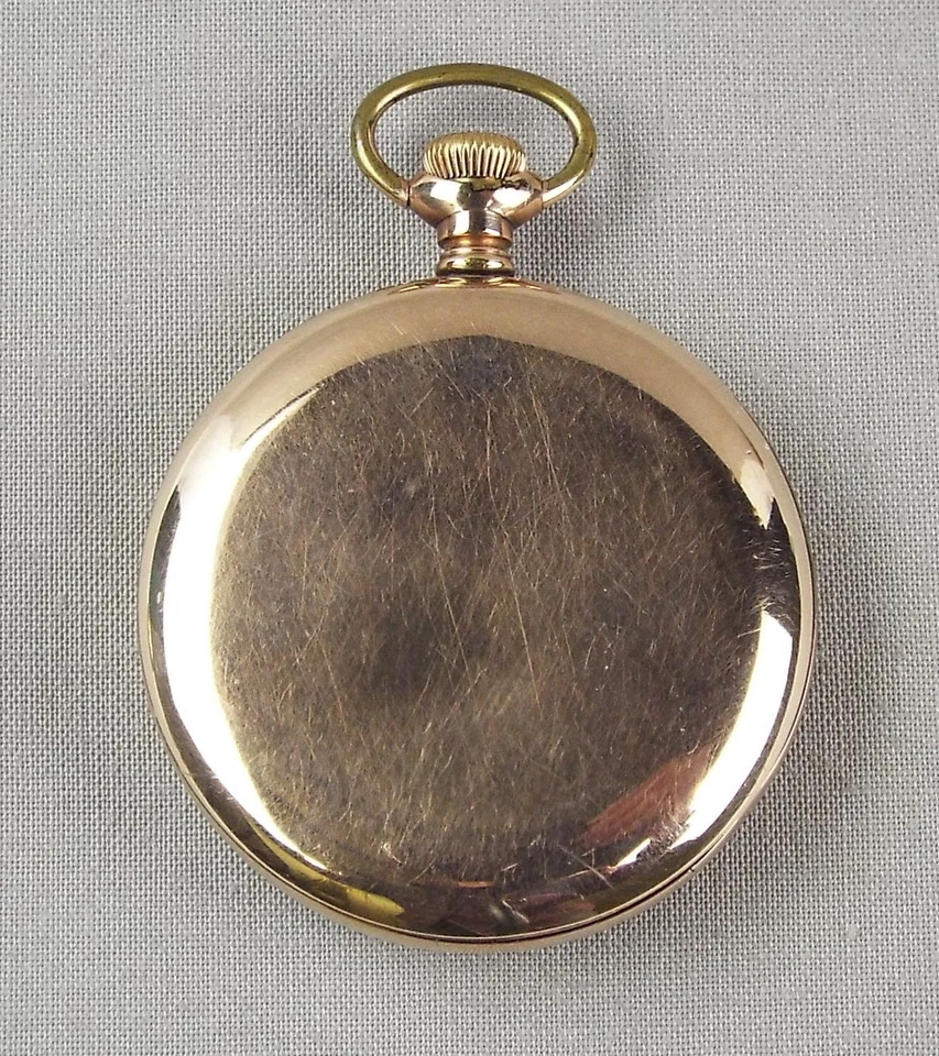 Antique Hampden pocket watch 1906 General Stark 12s model 4 Dueber 10K GF case - image 3 of 4