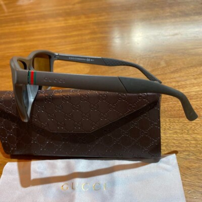 GUCCI GG 1060 F S Sunglasses Brown Men | eBay