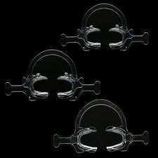 5Pcs Dental Retractor C-Shape With Handle Intraoral Cheek Lip Mouth Opener L M S