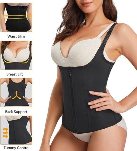 Fajas Reductoras Colombianas Sweat Waist Trainer Tummy Control Body Shaper Sport - Picture 6 of 24