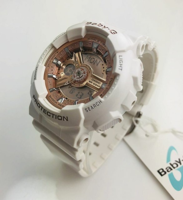 casio baby g white watch