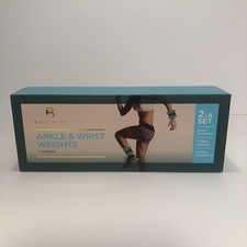 Body Hype Gray Ankle Wrist Weights Two 1lb Weights
