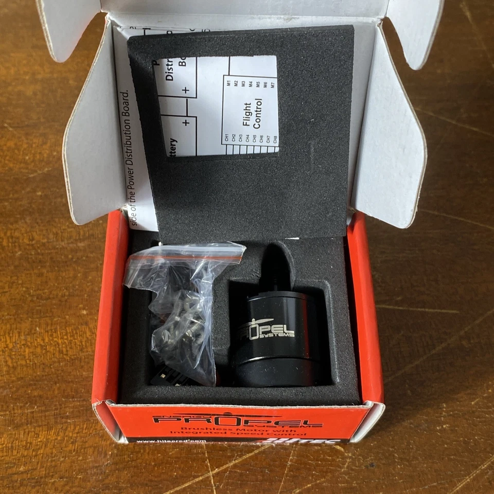 HITEC ENERGY PROPEL SYSTEMS BRUSHLESS MOTOR W/INTEGRATED SPEED CONTROL 61112 CW - Image 2 of 2