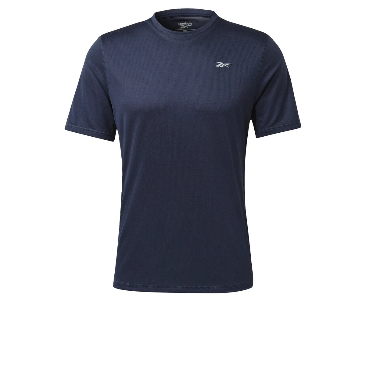 Reebok Men s Running Essentials Tee T Shirt Navy FU1342 UK S eBay