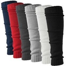 Women Leg Warmers Knitted Assorted Boot Socks Winter 6 Pairs