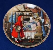 1988 Knowles LITTLE RED RIDING HOOD Ones Upon Time 1 in Series Collector Plate