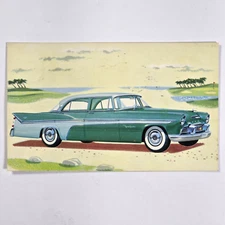 1956 De Soto Fireflite Four Door Sedan Postcard, Bunge Motors, Hillsboro, Oregon