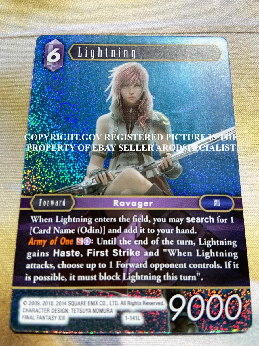 FFTCG ライトニング フルアート レガシー Opus.1 1-141L - www.minik.hr