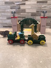 george wooden train set