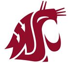 Washington State Cougars Logo - Die Cut Laminated Vinyl Sticker/Decal Ncaa