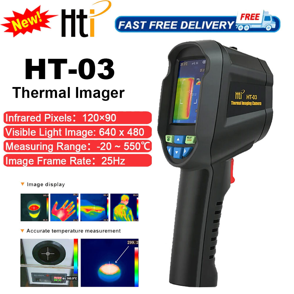 Hti HT-03 Handheld Infrared Thermal Imaging Camera Temperature