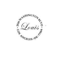 IDEAL 400R New Decorative Exquisite Name Custom Self ink stamp