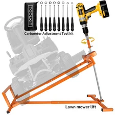Easy Lawn Mower Jack Lift For Riding Tractors, 880 Lbs Capacity Lawn lift