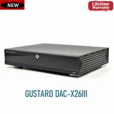 GUSTARD Black DAC-X26III Streaming Decoder 2xES9039SPRO DSP Digital Filtering
