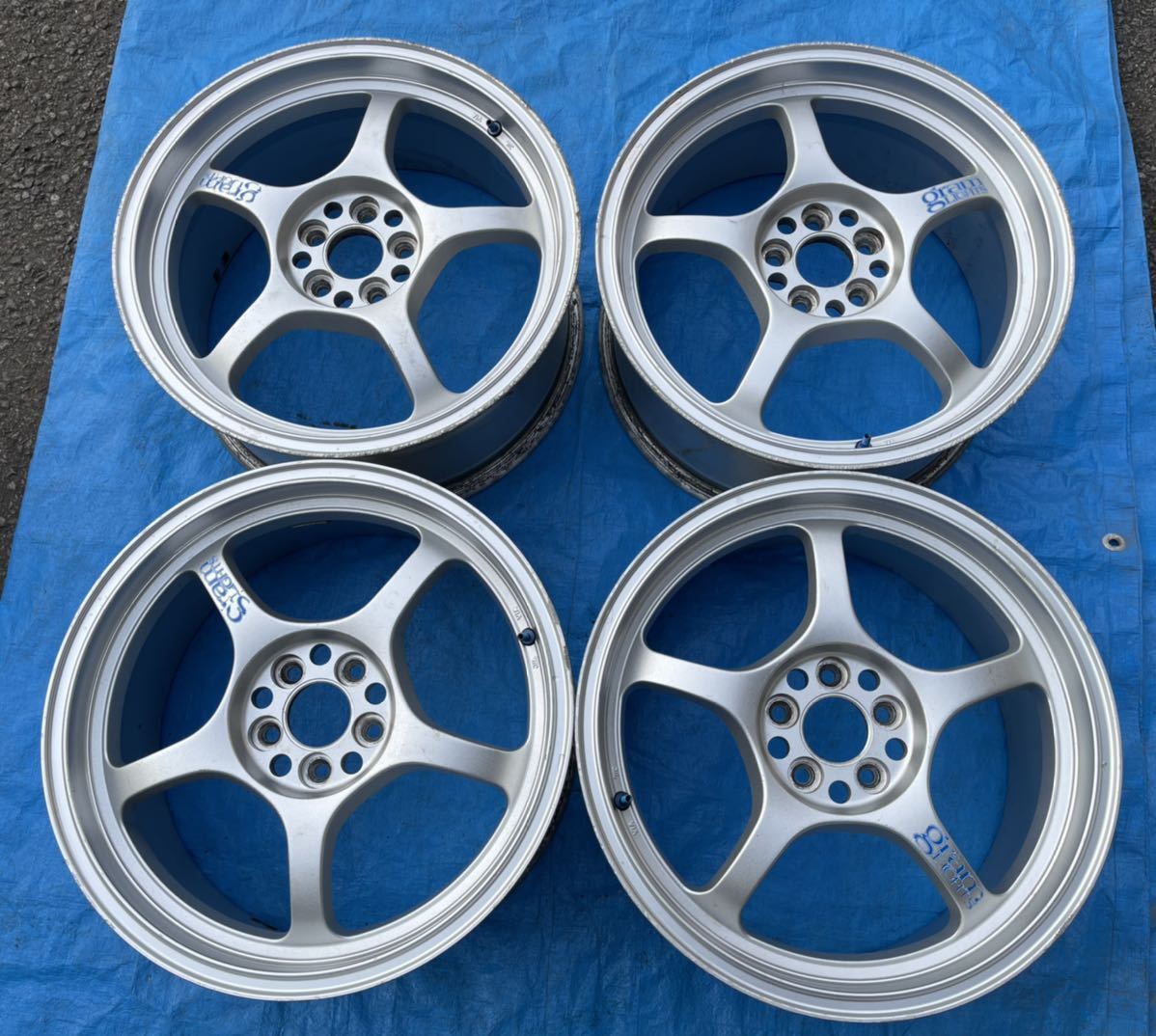 JDM 4 Wheels Rims RAYS GRAM LIGHTS 57C 17×7.5J PCD.100 +48 JDM 4 Wheels Rims RAYS GRAM LIGHTS 57C 17×7.5J PCD.100 +48