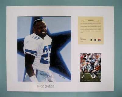 Dallas Cowboys Emmitt Smith 1996 NFL Football 11x14 Kelly Russell Print
